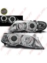 Faróis Angel Eyes Chrome - BMW E46 Sedan / Touring (2001-2005) Faróis Angel Eyes Chrome - BMW E46 Sedan / Touring (2001-2005)