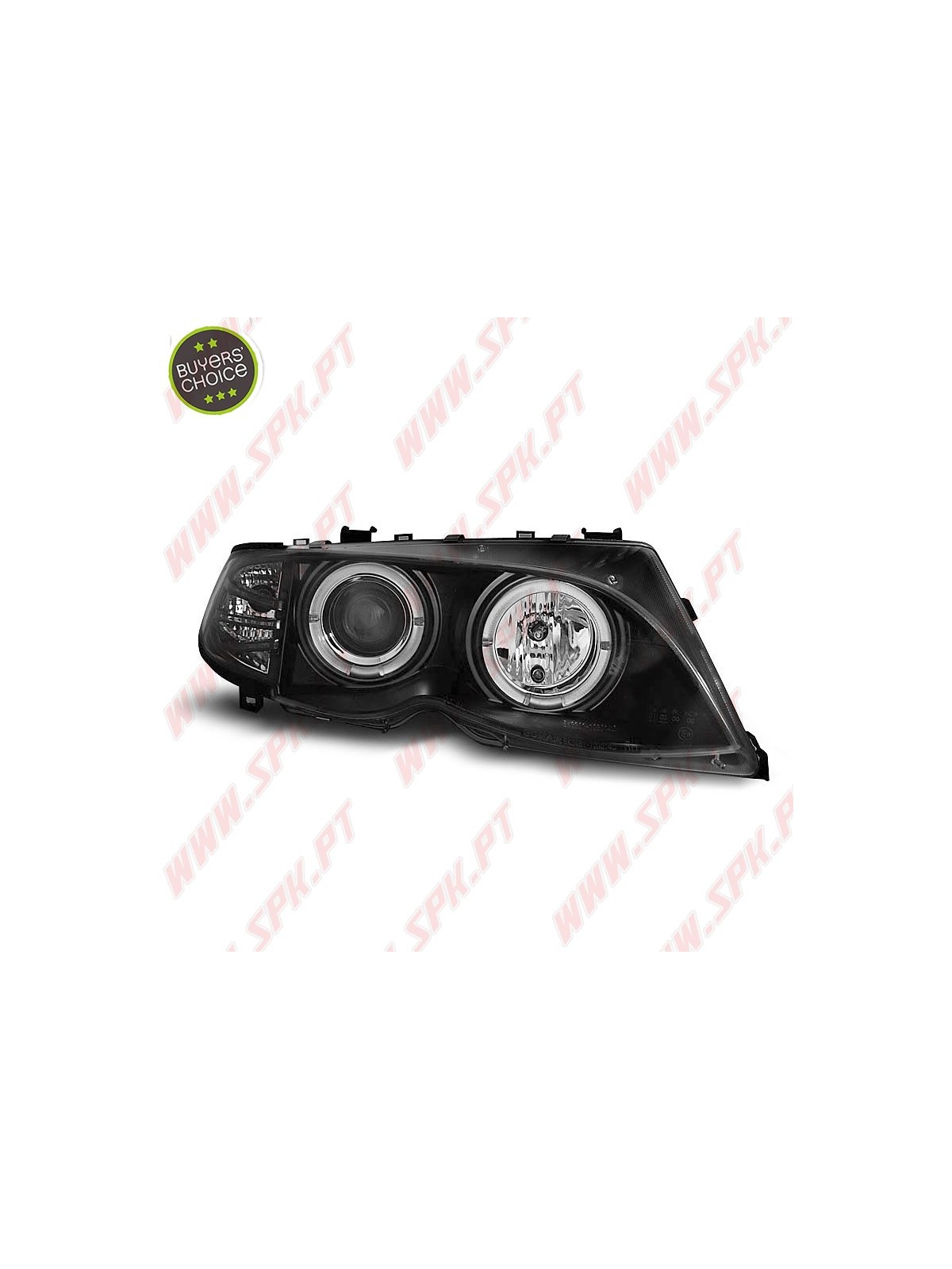 Faróis Angel Eyes Black - BMW E46 Sedan / Touring (2001-2005) Faróis Angel Eyes Black - BMW E46 Sedan / Touring (2001-2005)