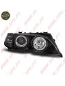 Faróis Angel Eyes Black - BMW E46 Sedan / Touring (2001-2005) Faróis Angel Eyes Black - BMW E46 Sedan / Touring (2001-2005)