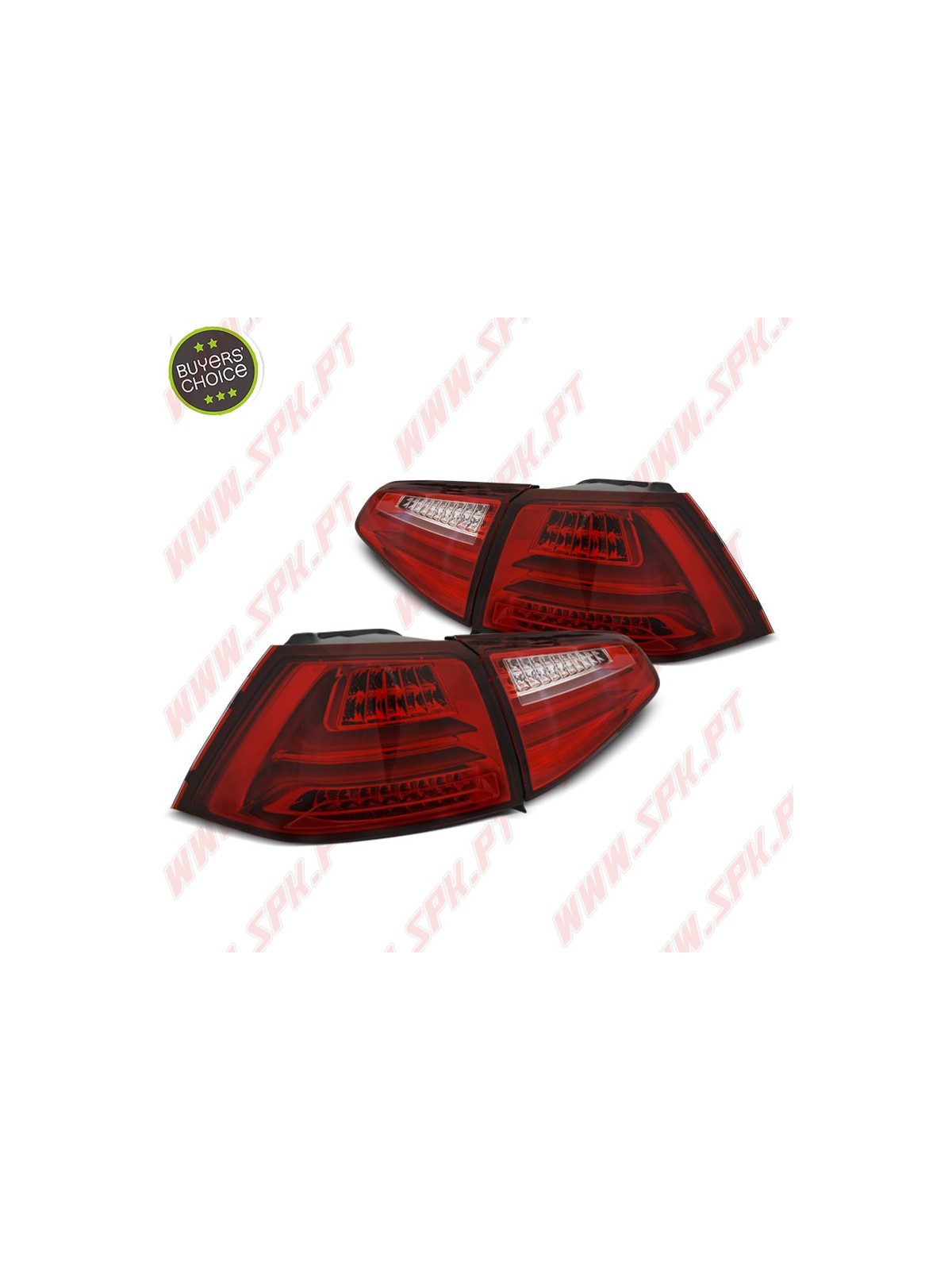 Farolins LED-BAR Red+Clear - VW Golf 7 (2013-2017)