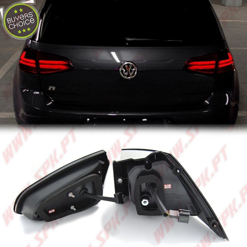 Farolins LED-BAR Red+Smoke - VW Golf 7 (2013-2017)