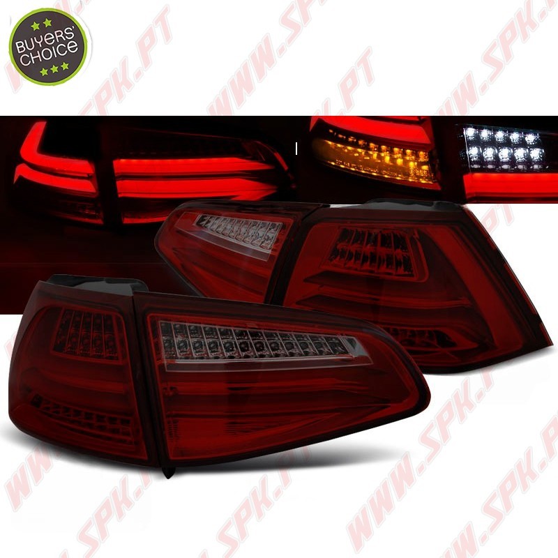 Farolins LED-BAR Red+Smoke - VW Golf 7 (2013-2017) Farolins LED-BAR Red+Smoke - VW Golf 7 (2013-2017)