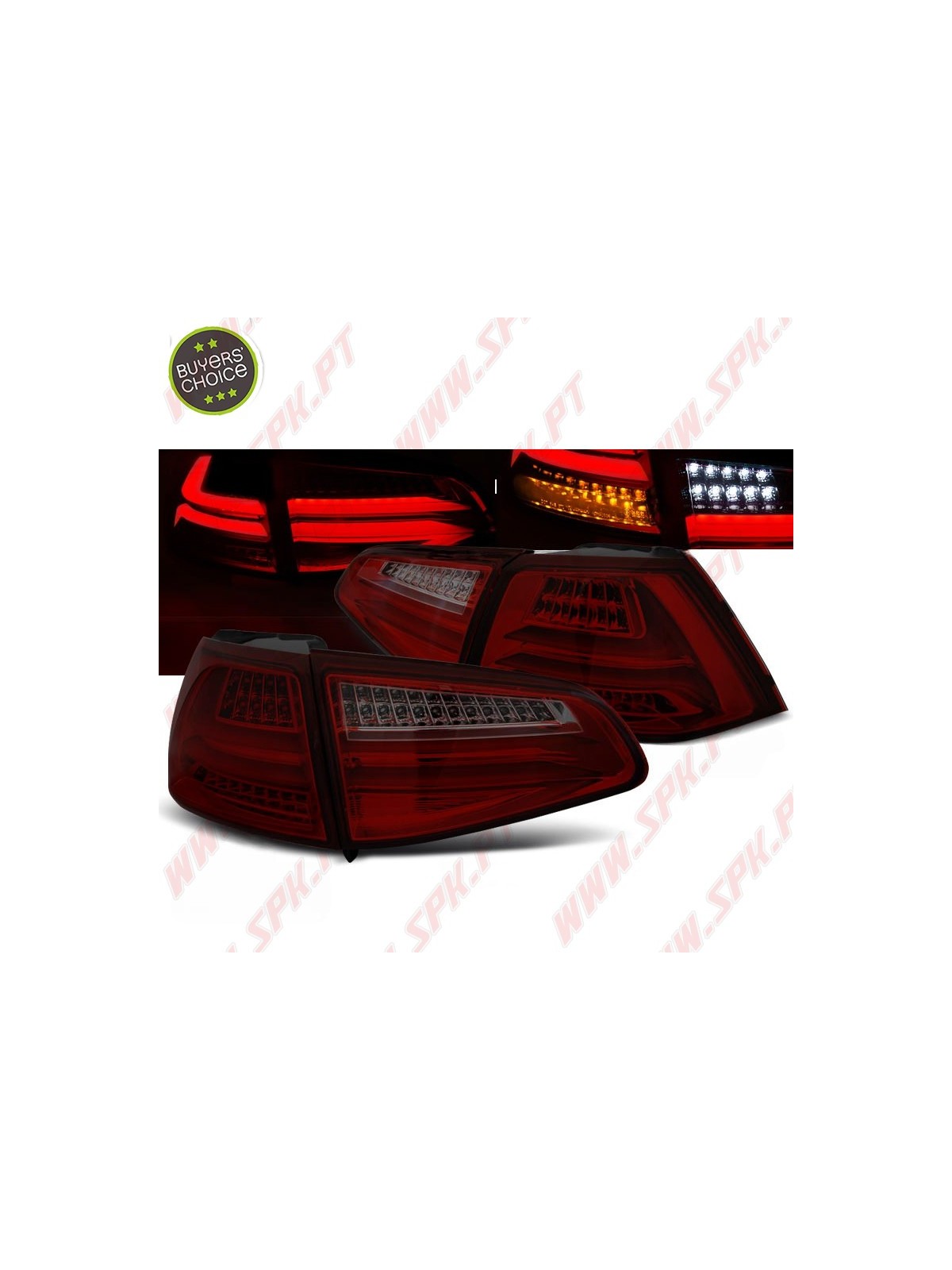 Farolins LED-BAR Red+Smoke - VW Golf 7 (2013-2017) Farolins LED-BAR Red+Smoke - VW Golf 7 (2013-2017)