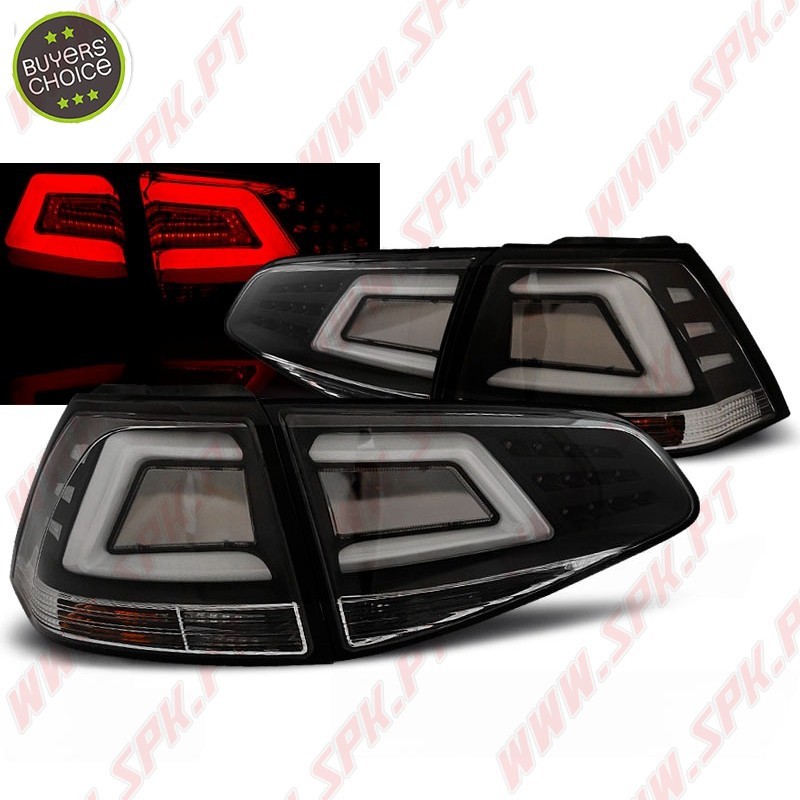 Farolins LED-BAR Black - VW Golf 7 (2013-2017) Farolins LED-BAR Black - VW Golf 7 (2013-2017)
