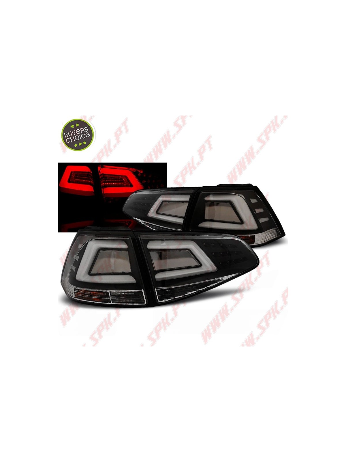 Farolins LED-BAR Black - VW Golf 7 (2013-2017) Farolins LED-BAR Black - VW Golf 7 (2013-2017)