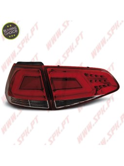 Farolins LED-BAR Red+Clear - VW Golf 7 (2013-2017)