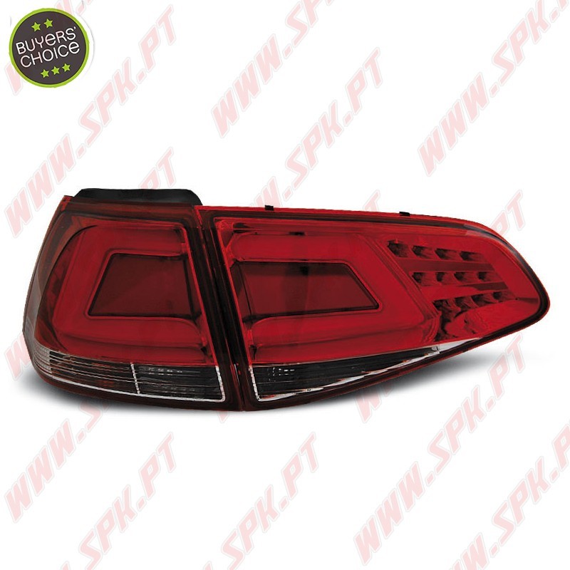 Farolins LED-BAR Red+Clear - VW Golf 7 (2013-2017) Farolins LED-BAR Red+Clear - VW Golf 7 (2013-2017)