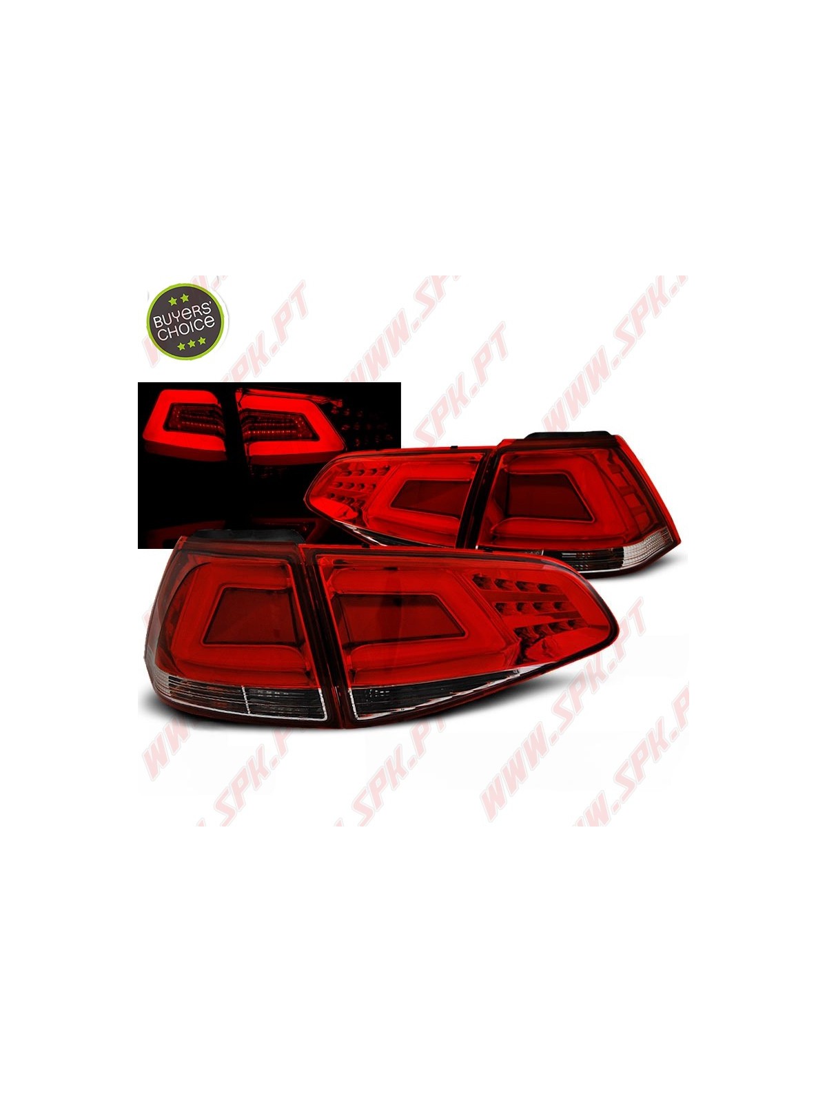 Farolins LED-BAR Red+Clear - VW Golf 7 (2013-2017) Farolins LED-BAR Red+Clear - VW Golf 7 (2013-2017)