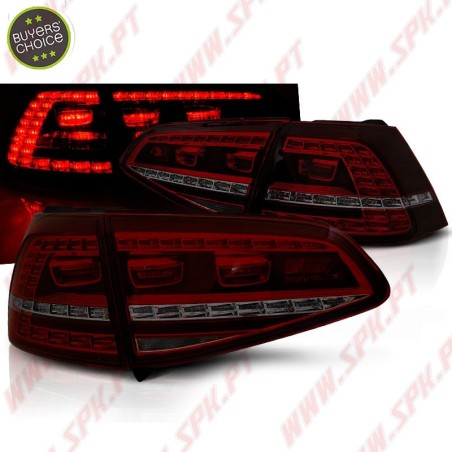 Farolins LED Dark Red - VW Golf 7 (2013-2017)