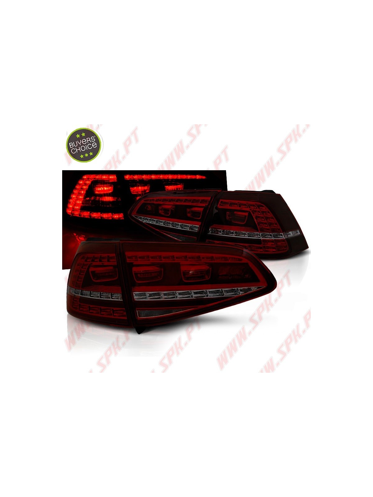 Farolins LED Dark Red - VW Golf 7 (2013-2017)