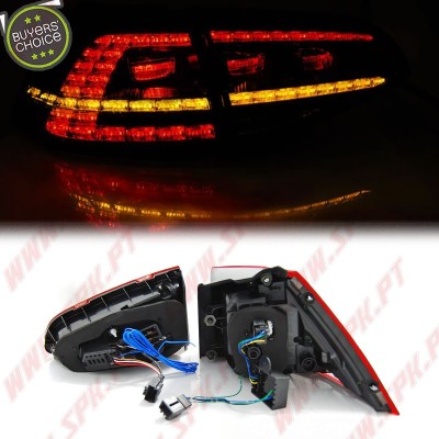Farolins LED Dark Red - VW Golf 7 (2013-2017)