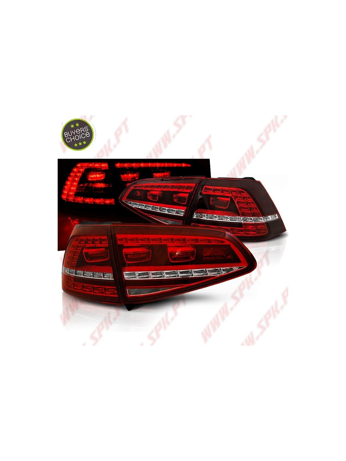 Farolins LED Red+Clear - VW Golf 7 (2013-2017) Farolins LED Red+Clear - VW Golf 7 (2013-2017)