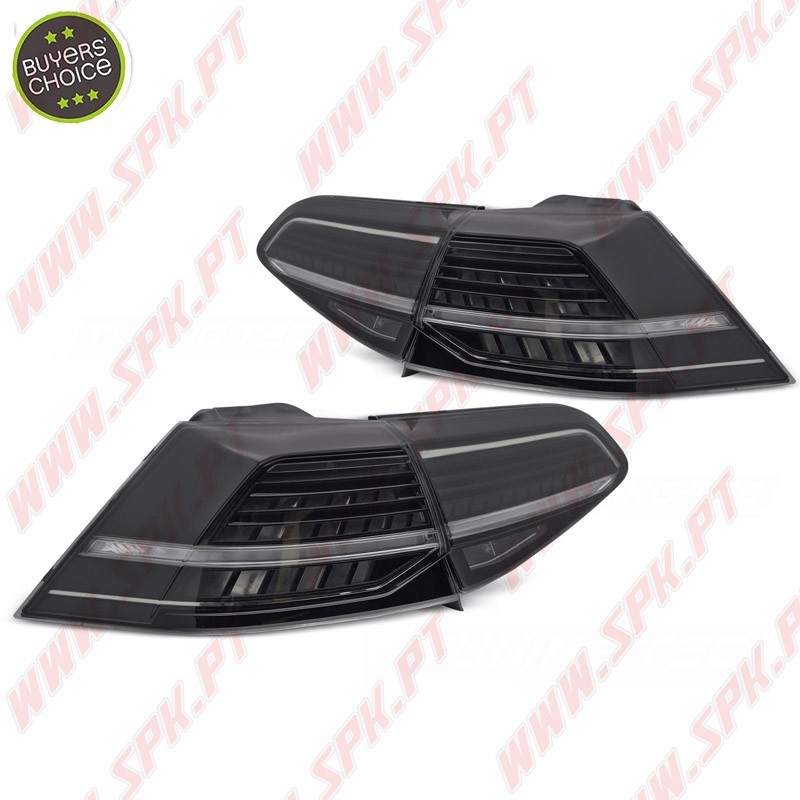 Farolins LED Dynamic Smoke+Black - VW Golf 7 / 7.5 (2013-2019)