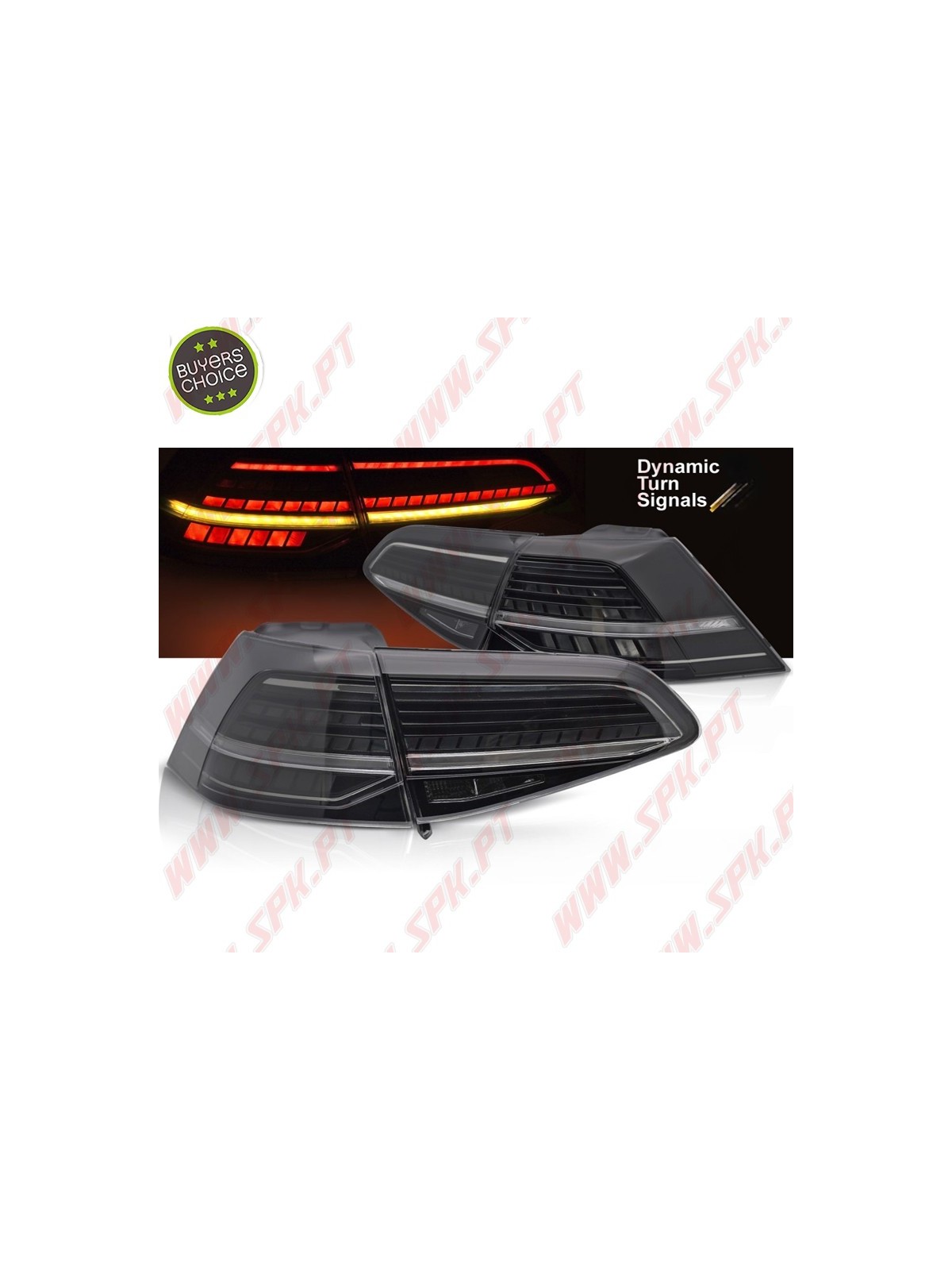 Farolins LED Dynamic Smoke+Black - VW Golf 7 / 7.5 (2013-2019) Farolins LED Dynamic Smoke+Black - VW Golf 7 / 7.5 (2013-2019)