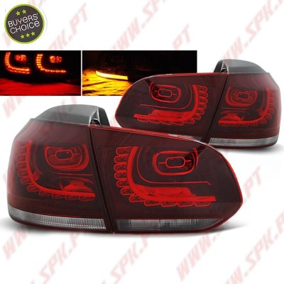 Farolins LED Red+Clear - VW Golf 6 (2008-2012)