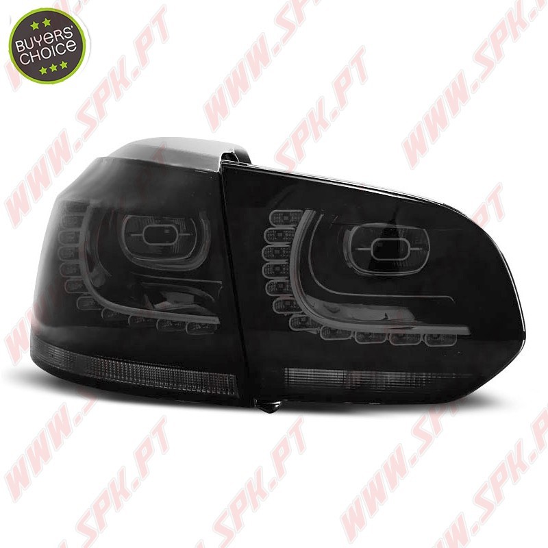 Farolins LED Smoke+Black - VW Golf 6 (2008-2012) Farolins LED Smoke+Black - VW Golf 6 (2008-2012)