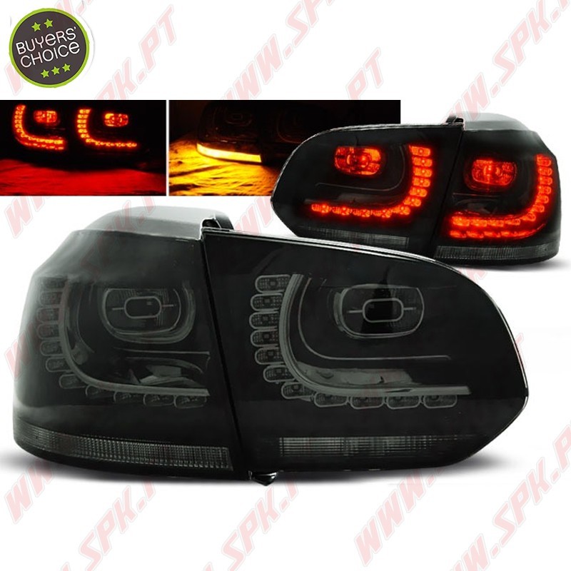 Farolins LED Smoke+Black - VW Golf 6 (2008-2012) Farolins LED Smoke+Black - VW Golf 6 (2008-2012)