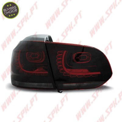 Farolins LED Dark Red - VW Golf 6 (2008-2012)