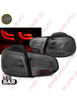Farolins LED-BAR Smoke+Chrome - VW Golf 6 (2008-2012)