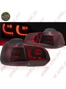 Farolins LED Dynamic Dark Red - VW Golf 6 (2008-2012)