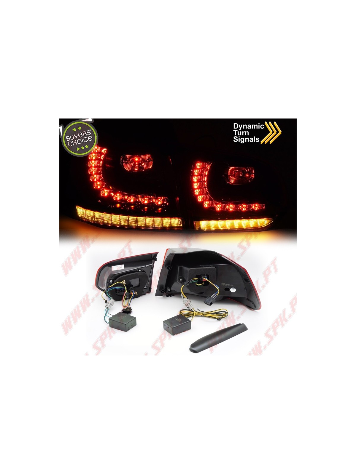 Farolins LED Dynamic Smoke - VW Golf 6 (2008-2012) Farolins LED Dynamic Smoke - VW Golf 6 (2008-2012)