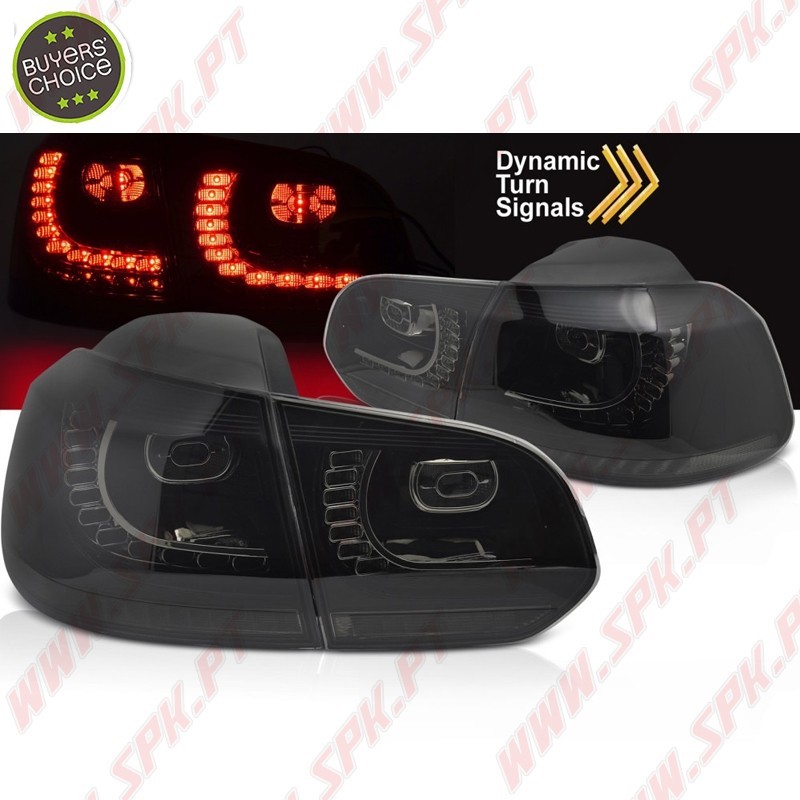 Farolins LED Dynamic Smoke - VW Golf 6 (2008-2012) Farolins LED Dynamic Smoke - VW Golf 6 (2008-2012)