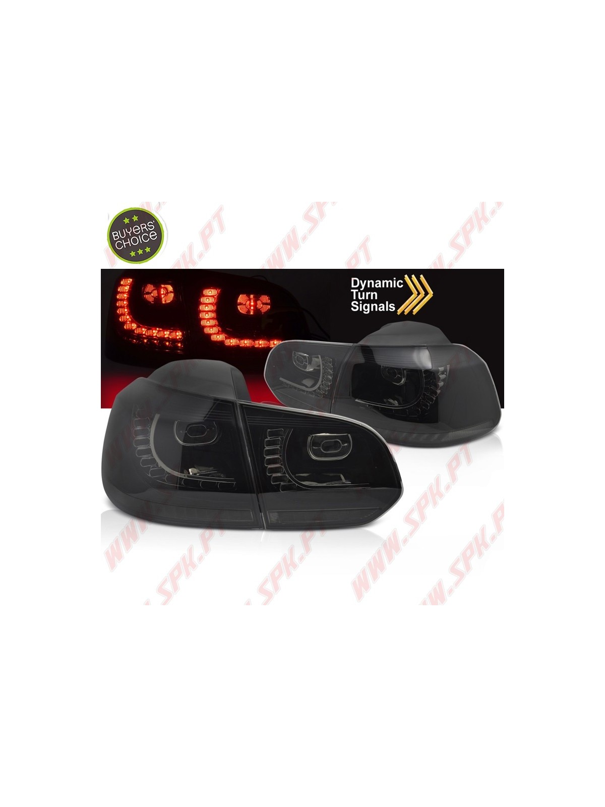 Farolins LED Dynamic Smoke - VW Golf 6 (2008-2012) Farolins LED Dynamic Smoke - VW Golf 6 (2008-2012)