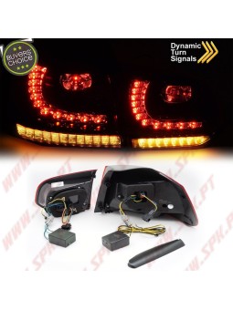 Farolins LED Dynamic Red+Clear - VW Golf 6 (2008-2012)