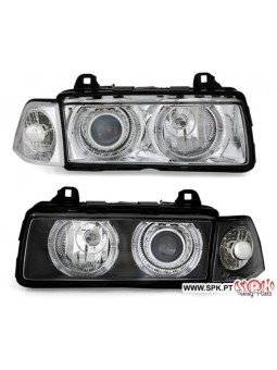 Faróis Angel Eyes - BMW E36 Coupe / Cabrio (1990-1998)