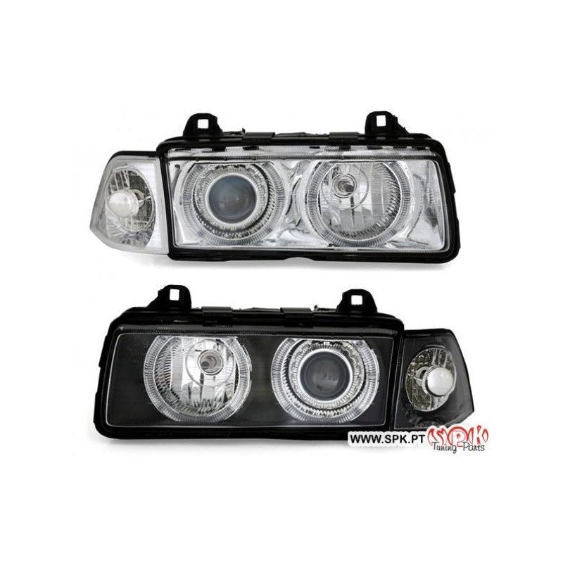 Faróis Angel Eyes - BMW E36 Coupe / Cabrio (1990-1998)