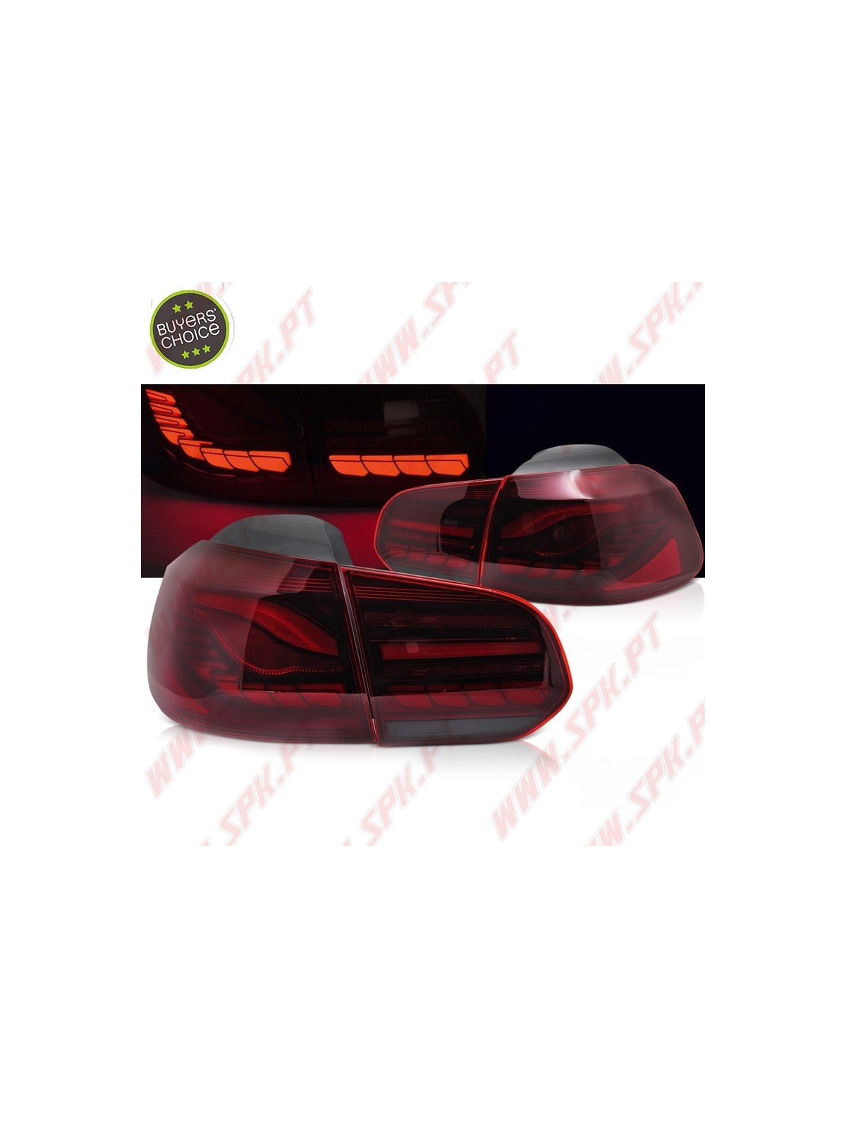 Farolins OLED Dynamic Red - VW Golf 6 (2008-2012)