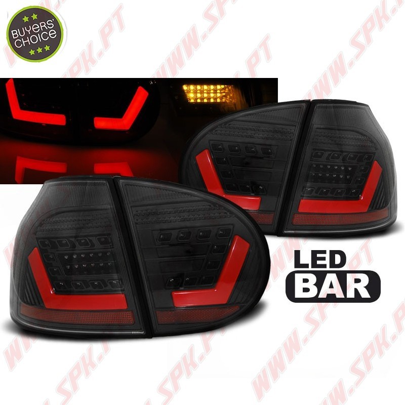 Farolins LED-BAR Black - VW Golf 5 (2003-2008) Farolins LED-BAR Black - VW Golf 5 (2003-2008)