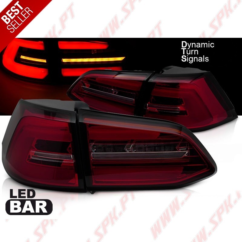 Farolins LED-BAR Dark Red - VW Golf 7 Variant (2013-2019) Farolins LED-BAR Dark Red - VW Golf 7 Variant (2013-2019)