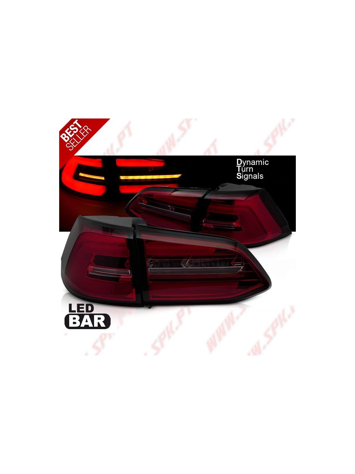 Farolins LED-BAR Dark Red - VW Golf 7 Variant (2013-2019) Farolins LED-BAR Dark Red - VW Golf 7 Variant (2013-2019)