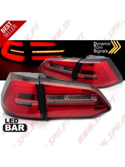 Farolins LED-BAR Red+Clear - VW Golf 7 Variant (2013-2019)