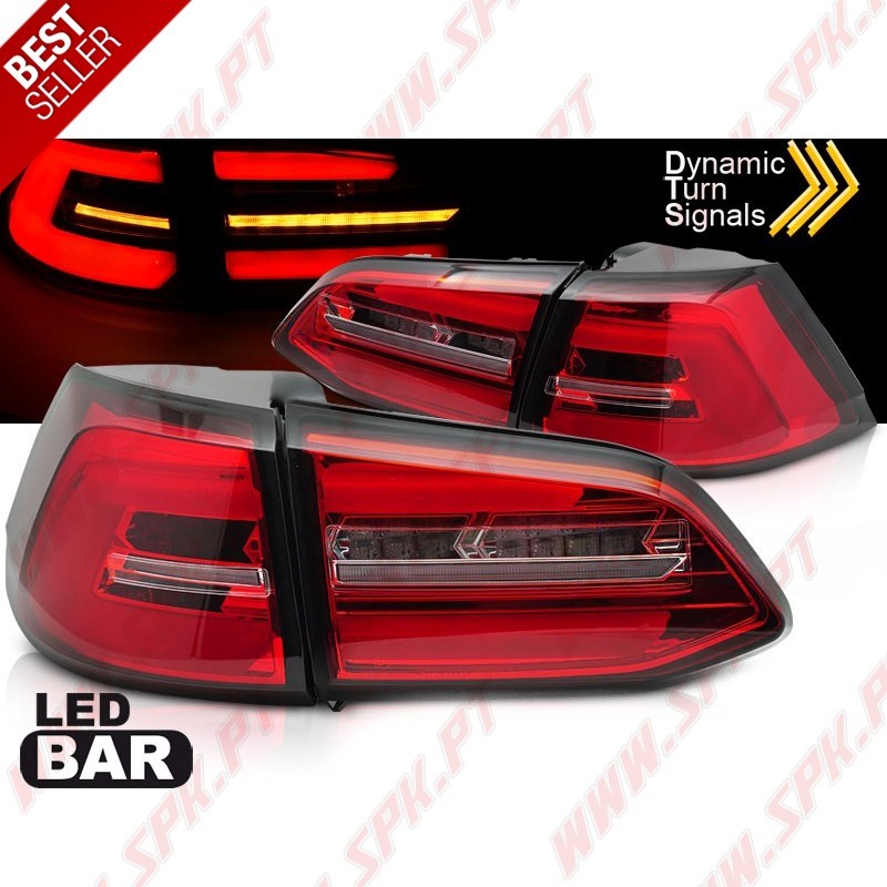 Farolins LED-BAR Red+Clear - VW Golf 7 Variant (2013-2019) Farolins LED-BAR Red+Clear - VW Golf 7 Variant (2013-2019)