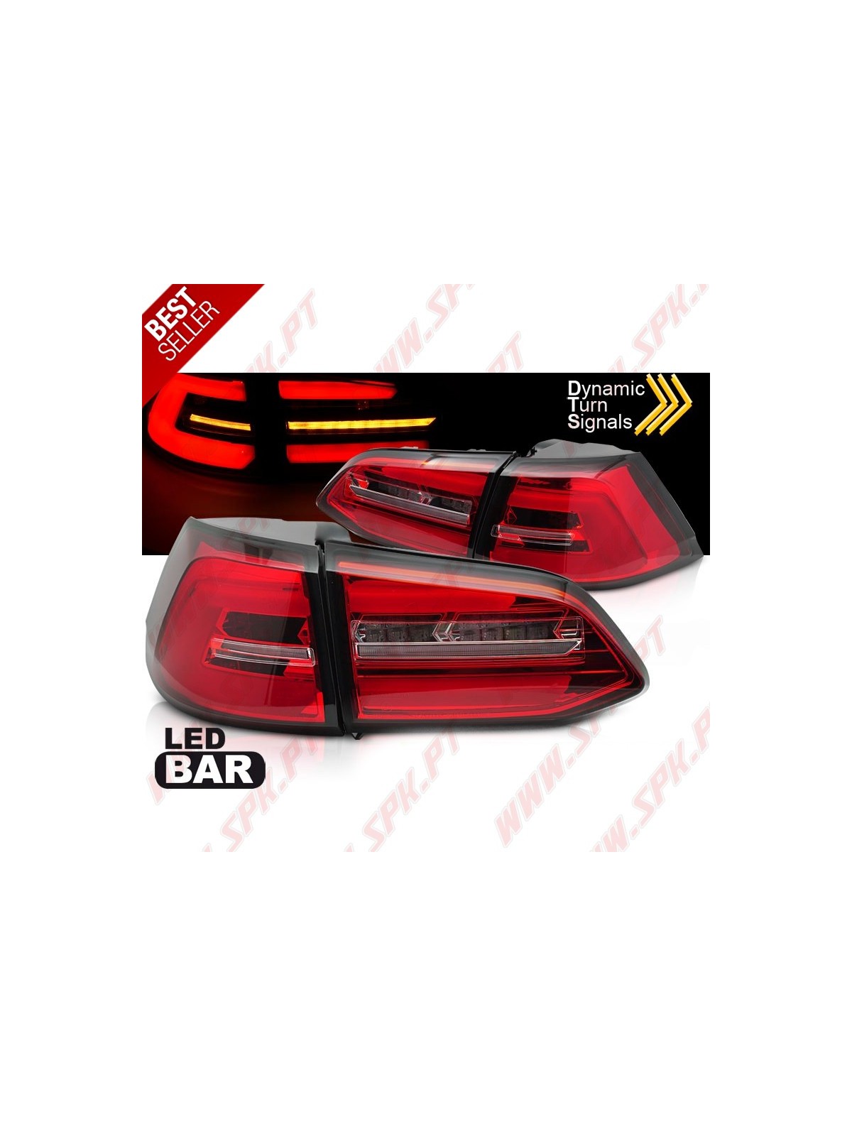 Farolins LED-BAR Red+Clear - VW Golf 7 Variant (2013-2019) Farolins LED-BAR Red+Clear - VW Golf 7 Variant (2013-2019)