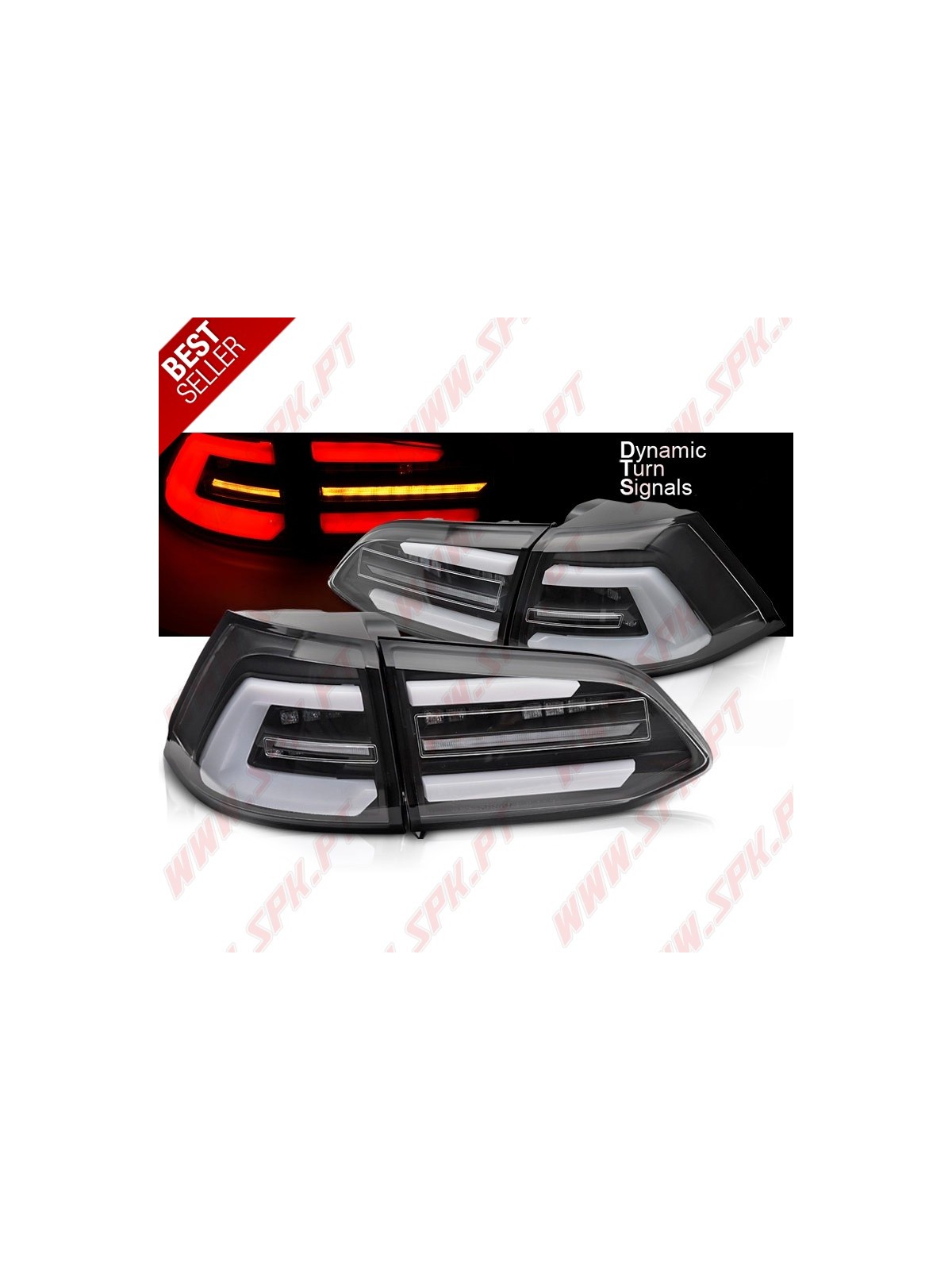 Farolins LED-BAR Black+White - VW Golf 7 Variant (2013-2019) Farolins LED-BAR Black+White - VW Golf 7 Variant (2013-2019)