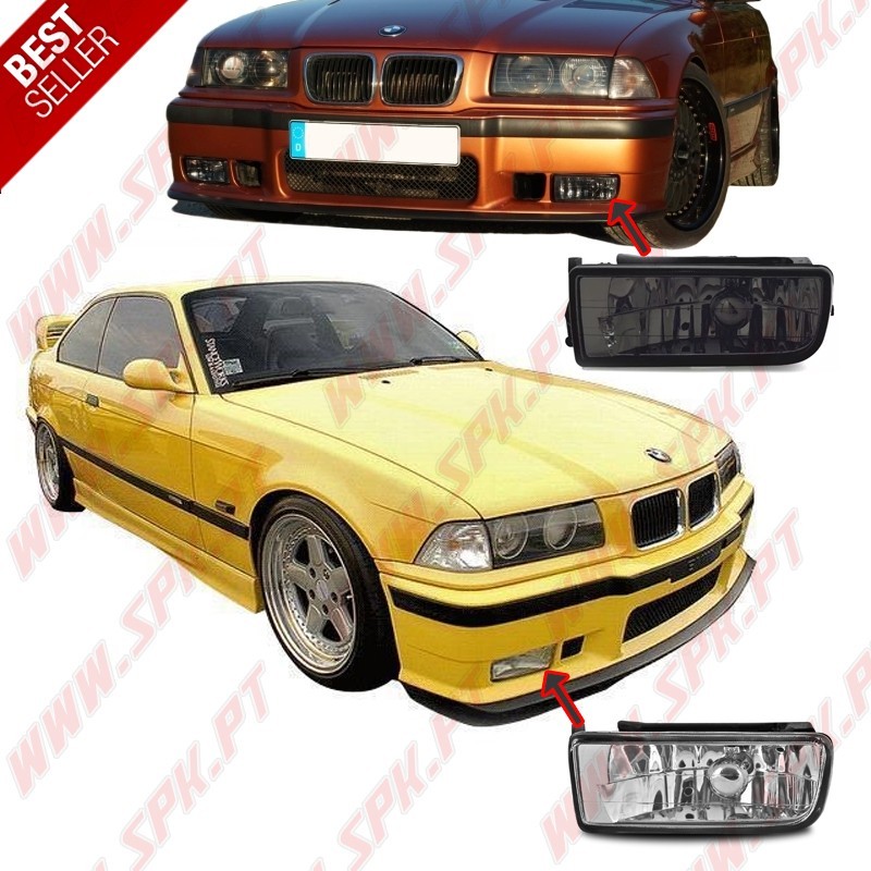 Faróis de Nevoeiro Look Cristal - BMW E36 (1990-1998) Faróis de Nevoeiro Look Cristal - BMW E36 (1990-1998)