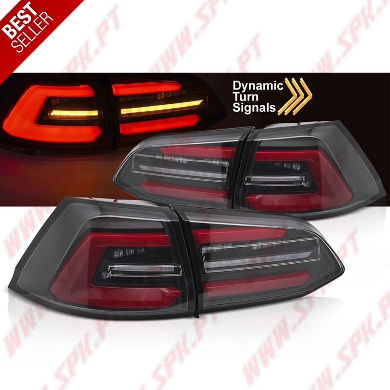 Farolins LED-BAR Black+Red - VW Golf 7 Variant (2013-2019) Farolins LED-BAR Black+Red - VW Golf 7 Variant (2013-2019)