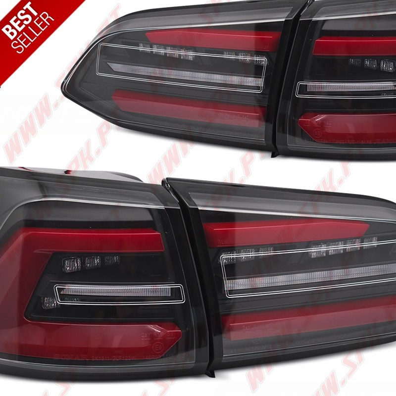 Farolins LED-BAR Black+Red - VW Golf 7 Variant (2013-2019) Farolins LED-BAR Black+Red - VW Golf 7 Variant (2013-2019)