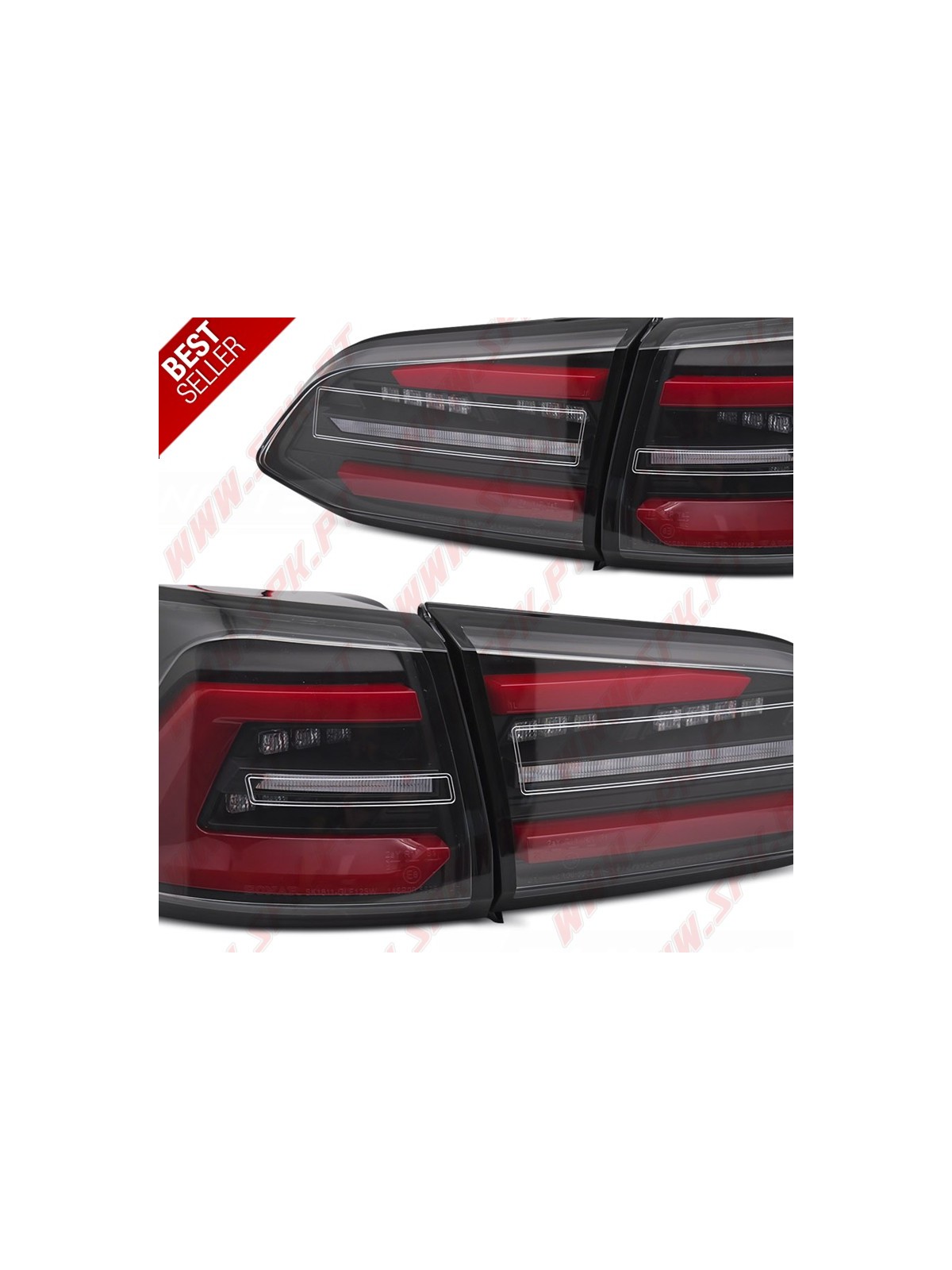 Farolins LED-BAR Black+Red - VW Golf 7 Variant (2013-2019) Farolins LED-BAR Black+Red - VW Golf 7 Variant (2013-2019)