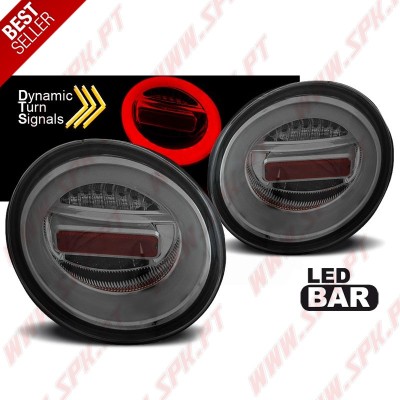 Farolins LED-BAR Dynamic Smoke+Chrome - VW Beetle (1998-2005)