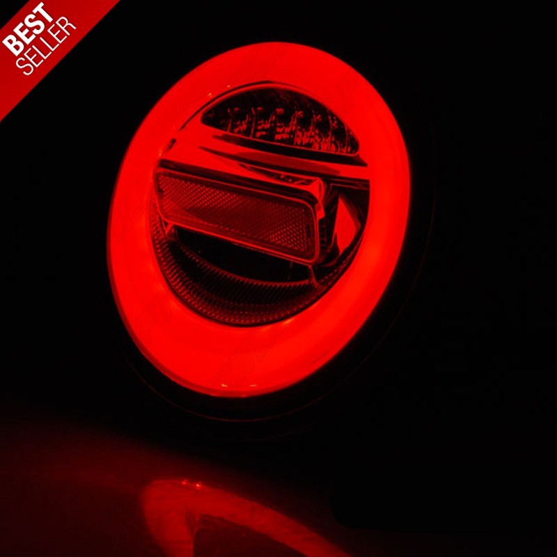 Farolins LED-BAR Dynamic Smoke+Chrome - VW Beetle (1998-2005)