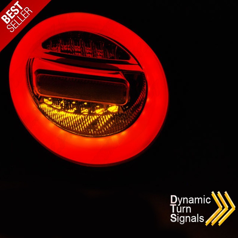 Farolins LED-BAR Dynamic Smoke+Chrome - VW Beetle (1998-2005)