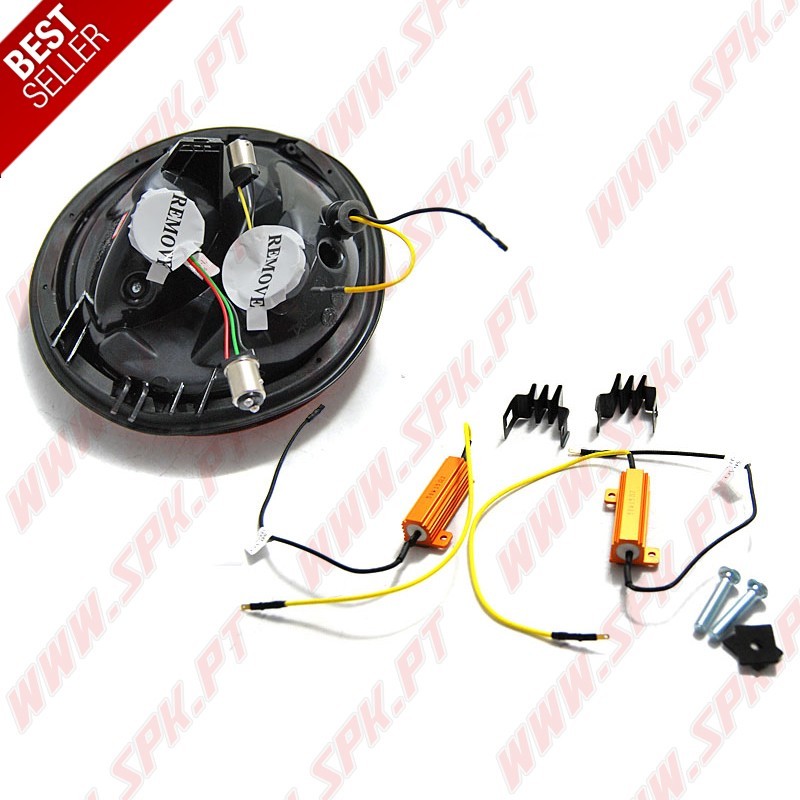 Farolins LED-BAR Dynamic Smoke+Chrome - VW Beetle (1998-2005)