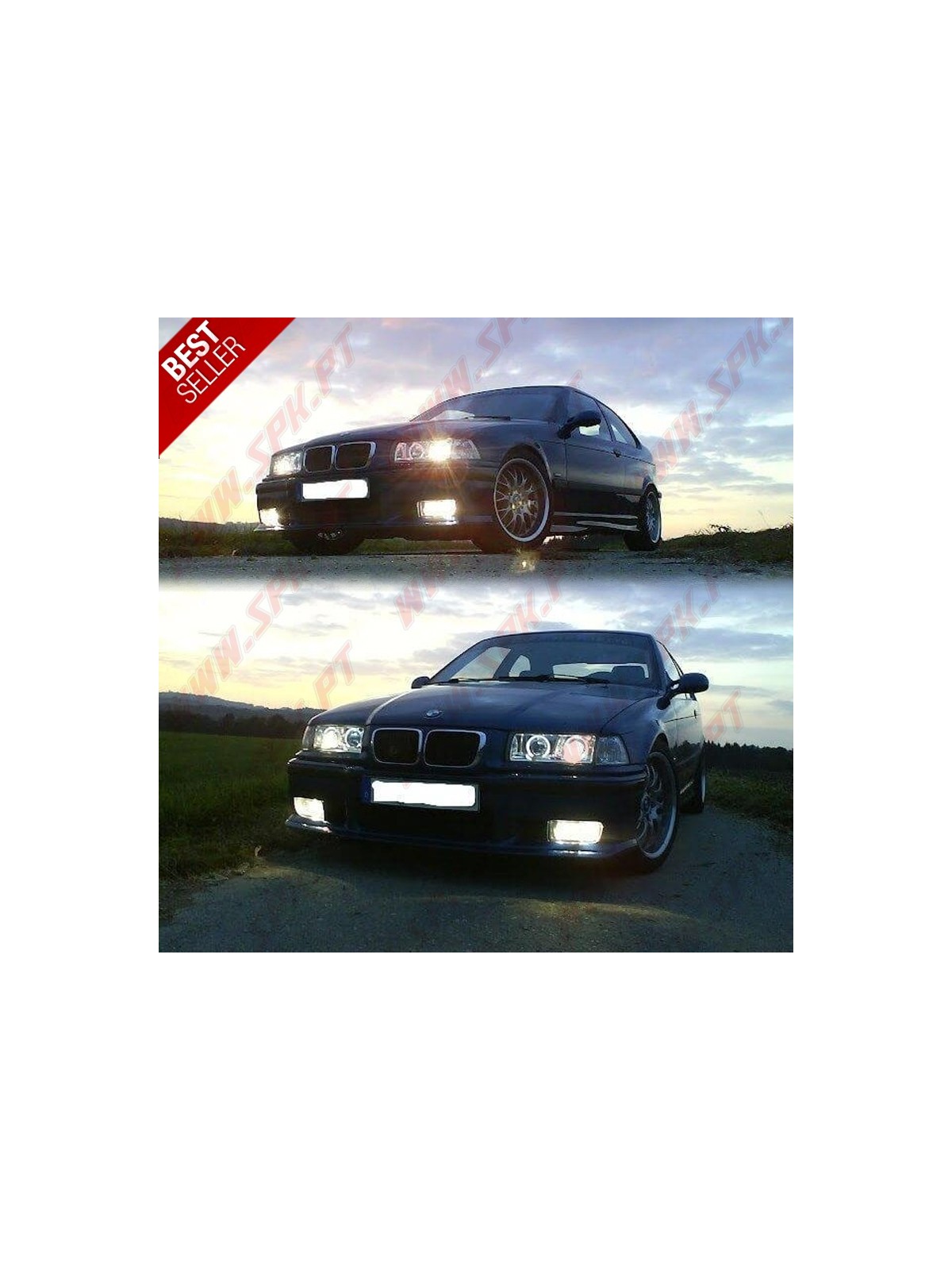 Faróis de Nevoeiro Look Cristal - BMW E36 (1990-1998)