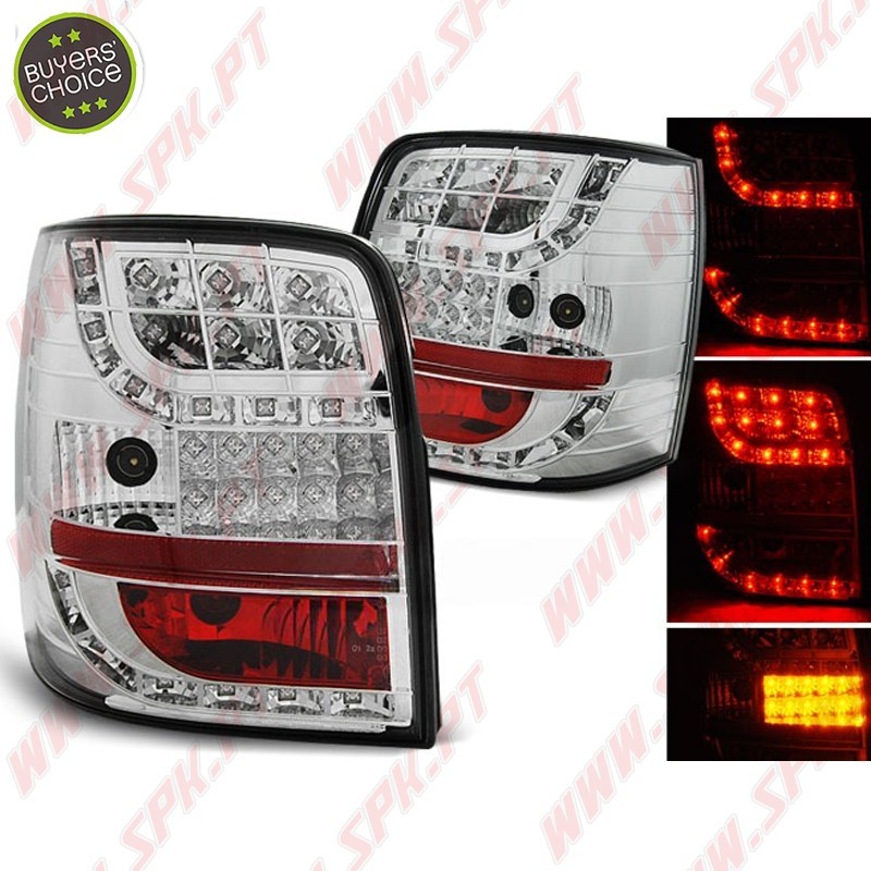 Farolins LED V2.0 Chrome - VW Passat Variant 3BG (2000-2004)
