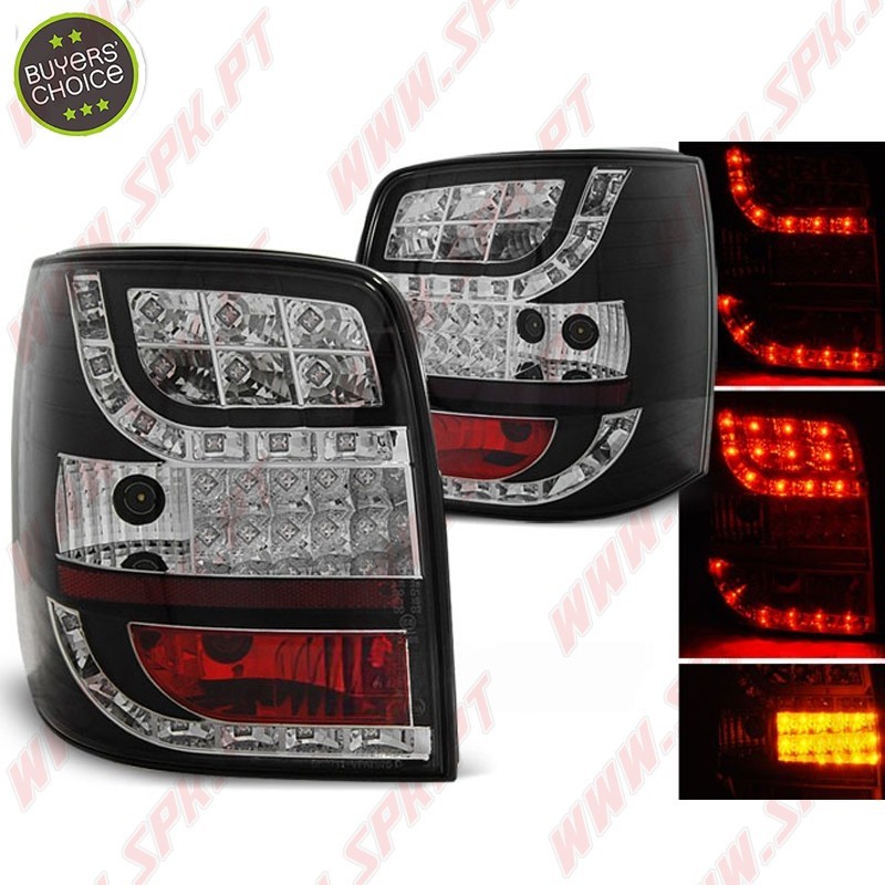 Farolins LED V2.0 Black - VW Passat Variant 3BG (2000-2004) Farolins LED V2.0 Black - VW Passat Variant 3BG (2000-2004)