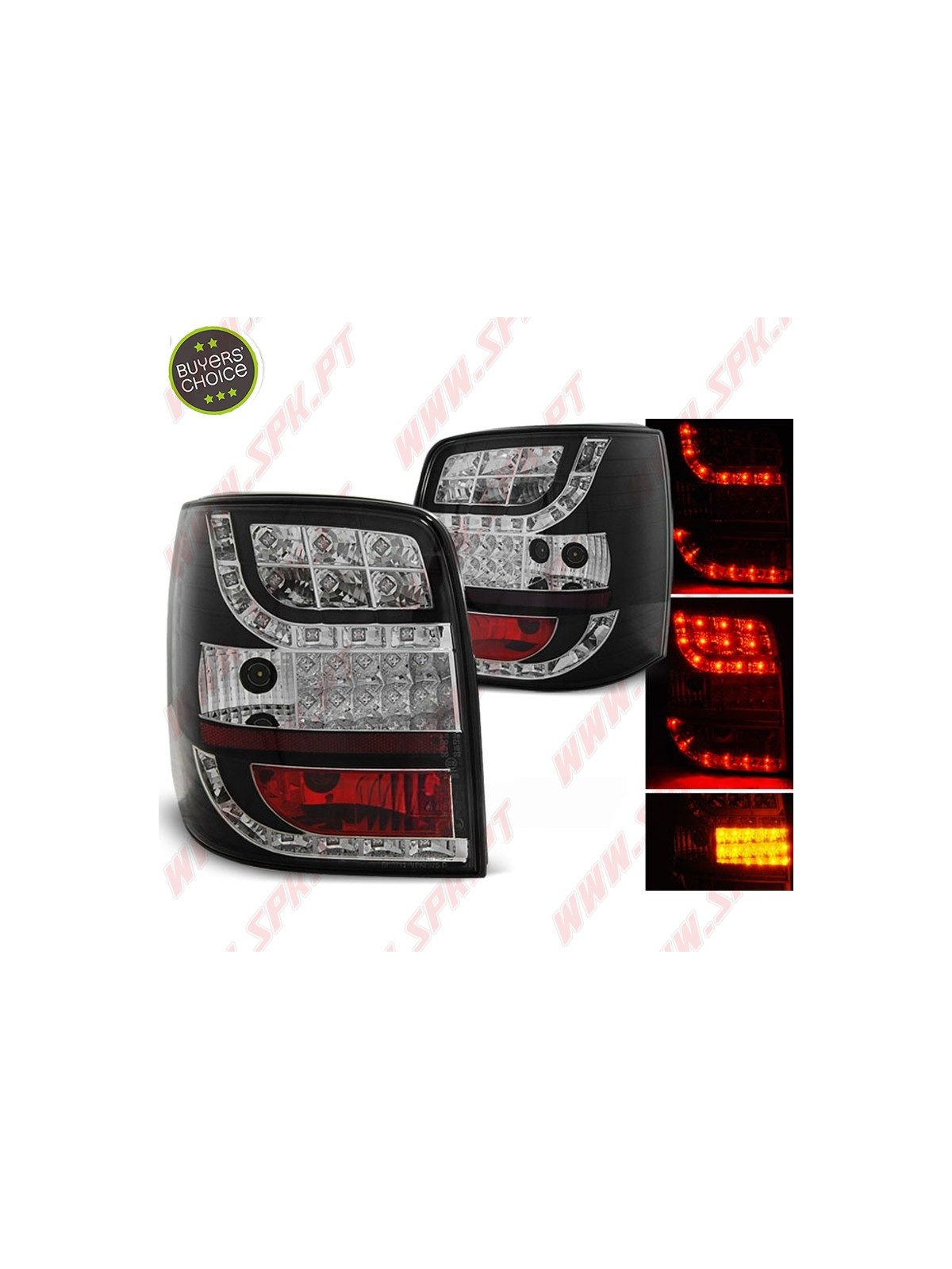 Farolins LED V2.0 Black - VW Passat Variant 3BG (2000-2004) Farolins LED V2.0 Black - VW Passat Variant 3BG (2000-2004)